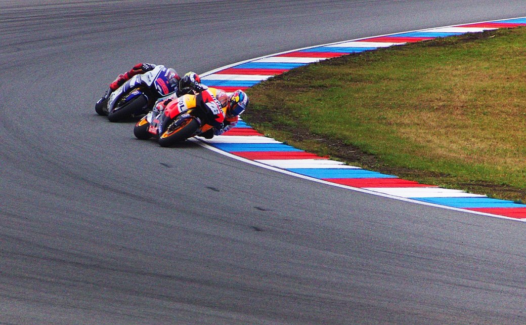 Jorge_Lorenzo_&amp;_Dani_Pedrosa_at_Brno_2012_(8302424709)
